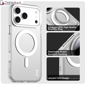 Imak smūgiams atsparus dėklas su magsafe - be spalvis (Apple Iphone 17 Pro/Iphone 18 Pro) Imak smūgiams atsparus dėklas su magsafe - be spalvis (Apple Iphone 17 Pro/Iphone 18 Pro)